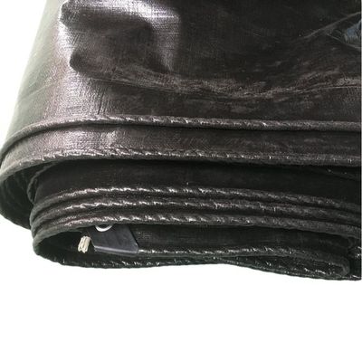 Direttamente dai produttori Tarpaulin nero PE per l'esposizione antisolare Larghezza 2-12m