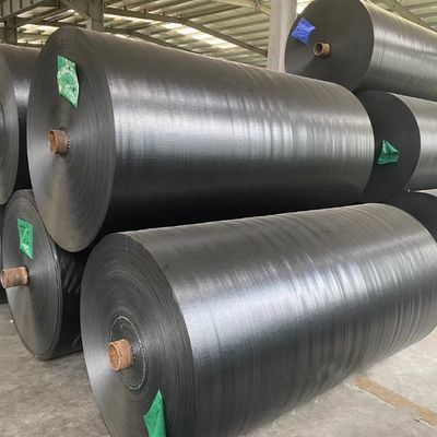 Direttamente dai produttori Tarpaulin nero PE per l'esposizione antisolare Larghezza 2-12m