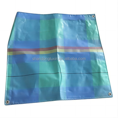 Telaio impermeabile per camion con densità 8*8-14*14 e superficie dura in colore blu mare