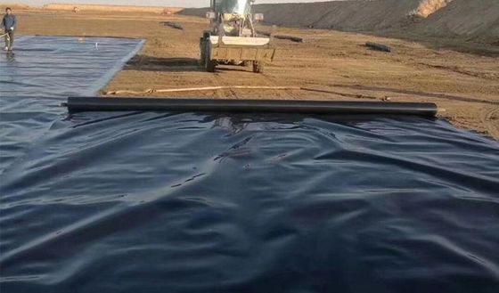 HDPE Geomembrane Fish Pond Liner 0,5 mm 1 mm 2 mm per i siti di discarica moderni Stile di progettazione
