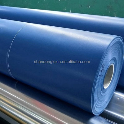 Dimensioni personalizzabili Tela di PVC blu Materiale durevole Larghezza massima 2 m per i rivestimenti