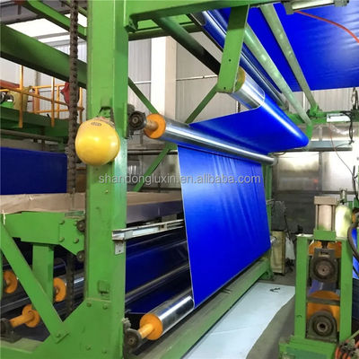 Tela di PVC blu per ombrello esterno a prova di pioggia e a blocco della luce solare