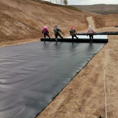 Kenya Farm Earch Dam Lining Made Easy con 500 micron HDPE Pond Dam Liner Installazione