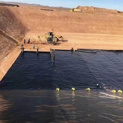 1.5mm Bianco Nero Geomembrane in HDPE per stagno di pesce Laguna Lago Liner di diga Liner di fattoria