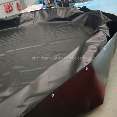 Geomembrana in HDPE a doppia superficie liscia da 1 mm per serbatoi e dighe circolari nell'industria mineraria