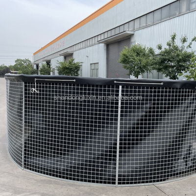 Geomembrana in HDPE a doppia superficie liscia da 1 mm per serbatoi e dighe circolari nell'industria mineraria