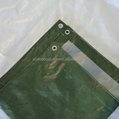 Tissuto PE Tarpaulin 100% impermeabile Materiale tessuto UV trattato UV resistente