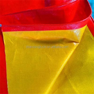 Bianco giallo PVC Tarpaulin impermeabile all'acqua impermeabile al sole con ampia applicabilità