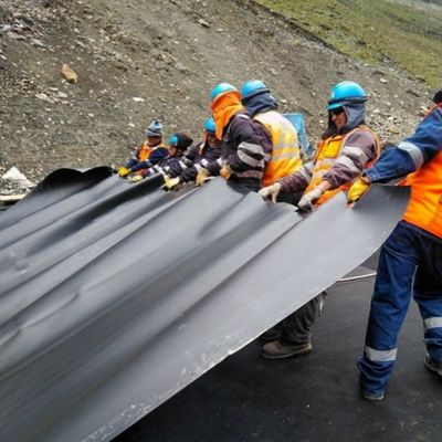 Moderno design Geomembrane lisce prefabbricate in HDPE per stagni di pesce 0,5 mm 1 mm per serbatoi di stoccaggio dell'acqua