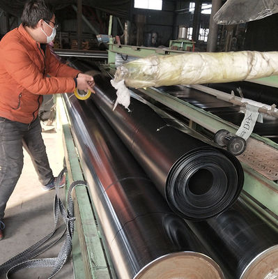 ASTM GRI-GM13 Standard 1mm 2mm HDPE Geomembrane Fish Pond Liner per l'allevamento ittico
