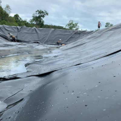 Geomembrana idraulica in HDPE, resistente al rivestimento di stagni di pesci, membrana per la superficie delle piscine