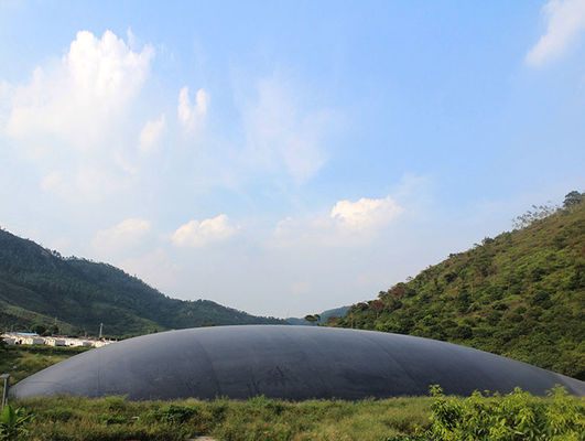 ASTM GRI-GM13 Standard HDPE Geomembrane Waterproof Fish Pond Liner per digestori di biogas