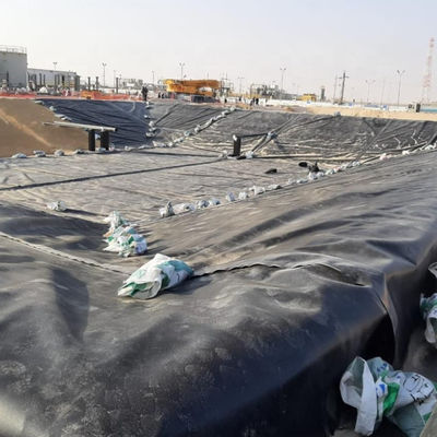 Geomembrana HDPE a doppia consistenza 1 mm per rivestimento di diga in plastica impermeabile