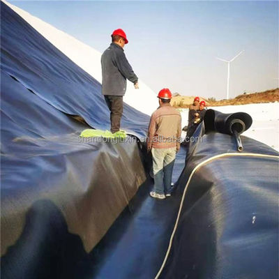 2mm Geomembrane HDPE Listo Fish Pond Liner Per Anti-Seepage Acqua Nei Luoghi di Deposizione