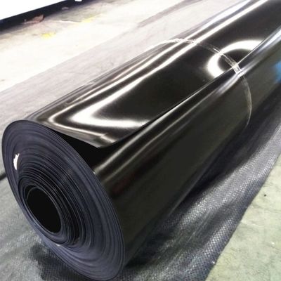 1-6m di larghezza Geomembrane in HDPE nero 80mil 60mil per rivestimento di stagni per pesci utilizzati in discariche