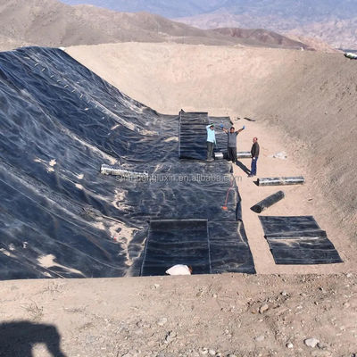 50-100m Lunghezza Bianco HDPE Dam Liner Geomembrana per l'Acquicoltura Pesca 1 mm Spessore