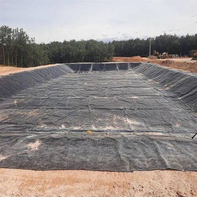 Membrana di plastica in lamiera di HDPE per serbatoi d'acqua e serbatoi di pesci in colore nero