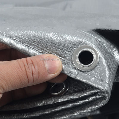 Telaio rivestito in PE resistente ai raggi UV in grigio argento per protezione impermeabile Larghezza 2-11m