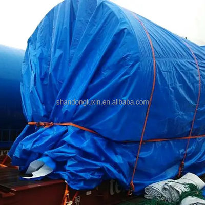 Tarpaolina in PE blu per tessitura esterna in HDPE e tetto laminato in LDPE copertura a prova di pioggia