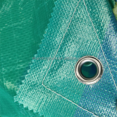 Piastra di bambusa in PE blu 100% impermeabile per copertura del tetto e tenda esterna leggera